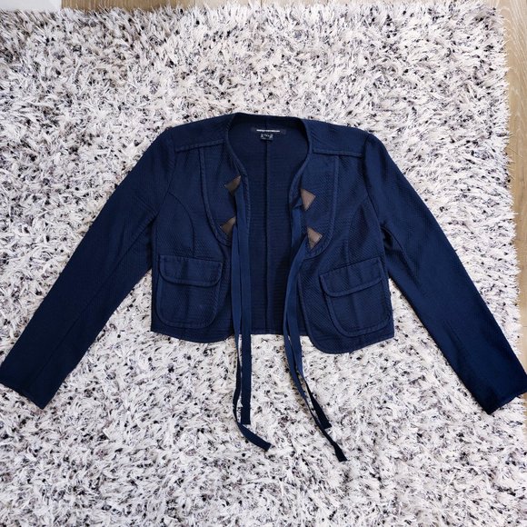 French Connection Open Front Blue Dress Cover-up - Picture 1 of 9